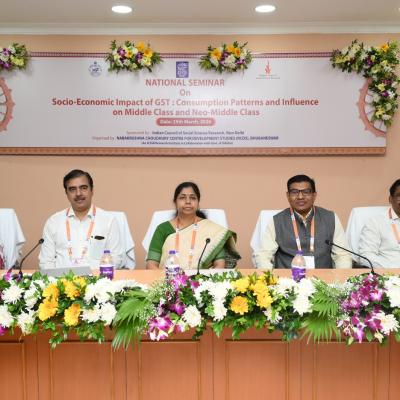 National Seminar on GST’s Socio-Economic Impact on Middle Classes and Neo- Middle Classes