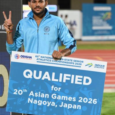 Extraordinary performance brightened Day-One of National Inter State Athletics Meet