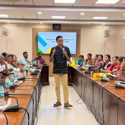 ₹500, 20 Minutes and a King-Queen Game Offer Lessons in GPDP Preparation, Practical lessons in project management through an innovative training method at SIRD&PR