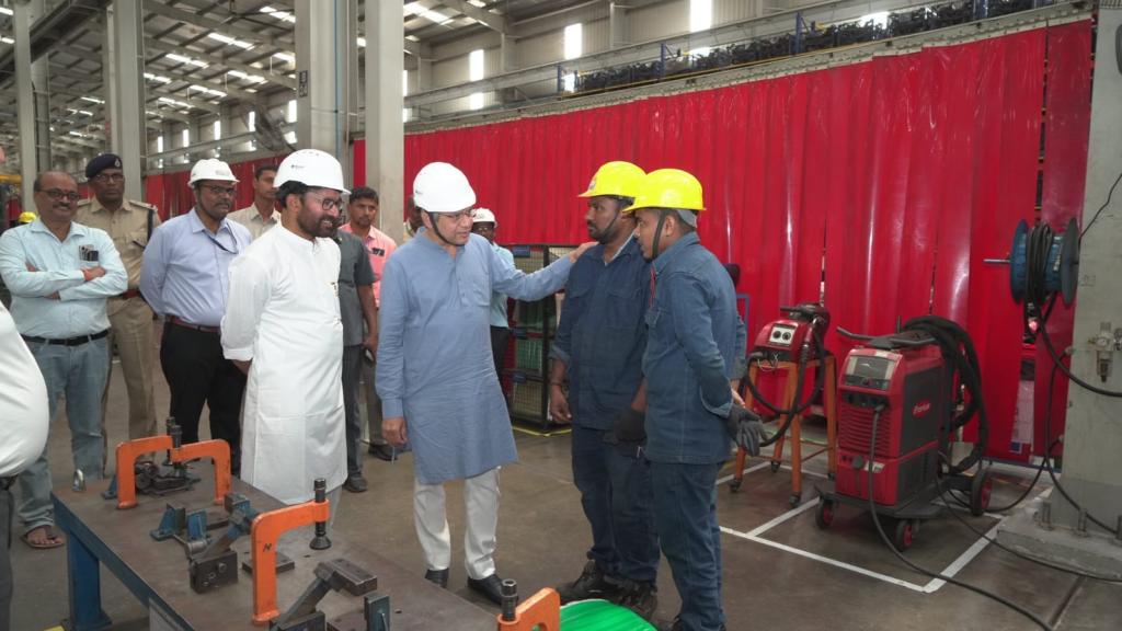 Interaction with Engineers and Manufacturing Teams at Medha Bogies Factory