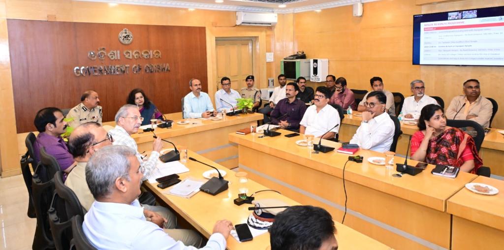 Preparation meeting held under the chairmanship of Chief Secretary in view of Hon'ble President's visit to Odisha