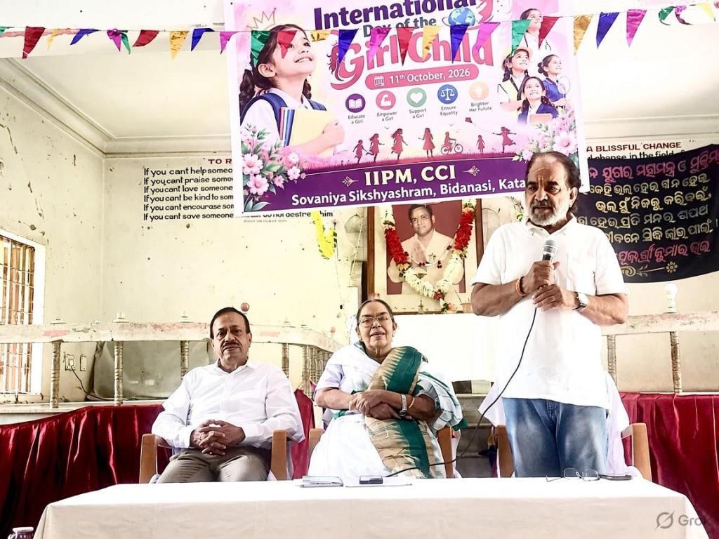 International Girl Child Day Celebrated at Sovaniya Kanya Centre