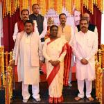 President Droupadi Murmu Unveils Statue of Utkalmani Gopabandhu Das at Lajpat Bhawan in New Delhi