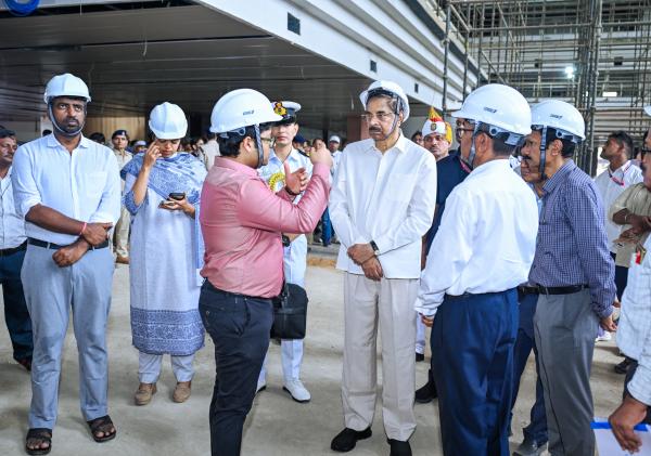 Governor Reviews Progress of Puri Railway Station Development Project; Calls for Timely Completion Before Rath Yatra 2027