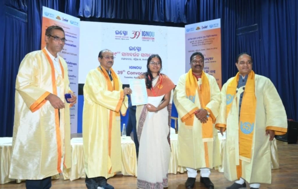 IGNOU  Regional Center Bhubaneswar 39th Convocation