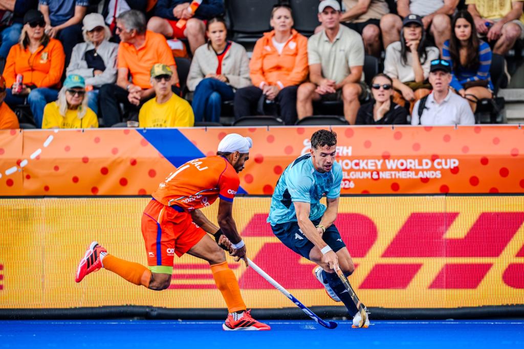 Indian Men’s Team goes down fighting 2-4 to England in FIH Hockey World Cup