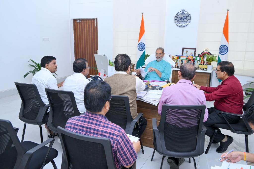 Deputy CM review meetin on Tata Power infrastructure in Niali area
