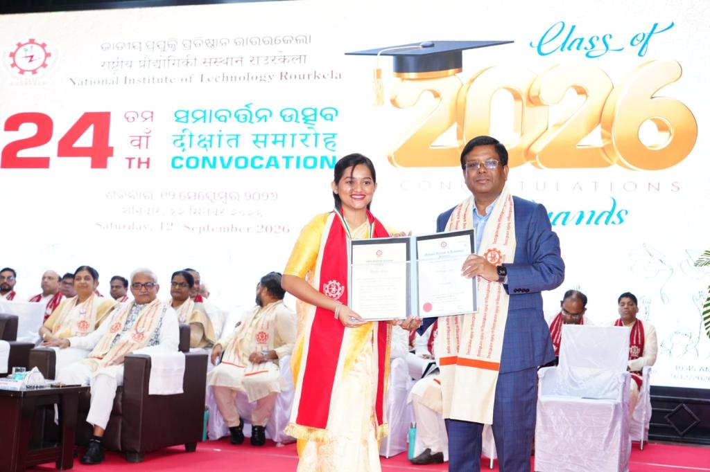 NIT Rourkela Awards 2033 degrees during the 24th Convocation Ceremony